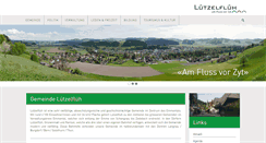 Desktop Screenshot of luetzelflueh.ch