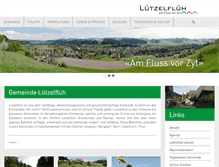 Tablet Screenshot of luetzelflueh.ch